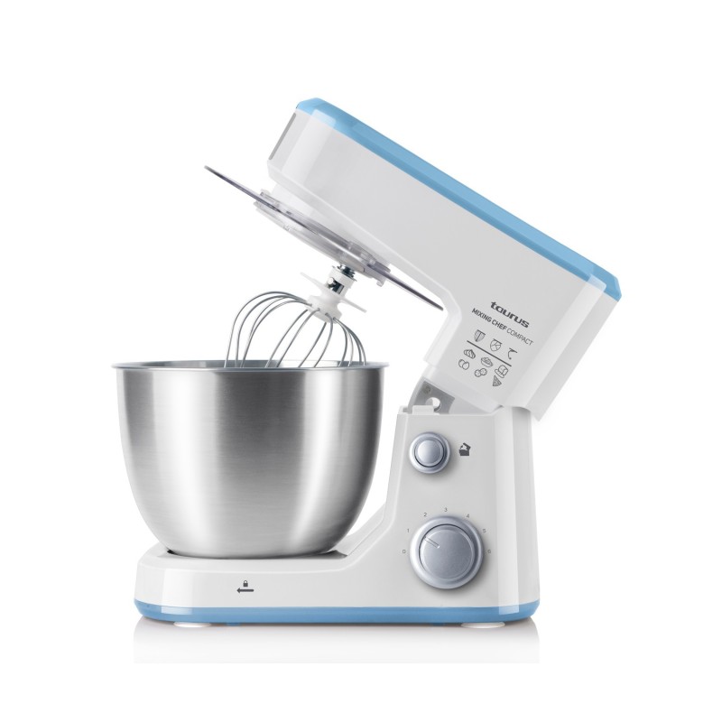 Taurus Mixing Chef Compact Batidora de varillas 500 W Azul, Plata, Blanco
