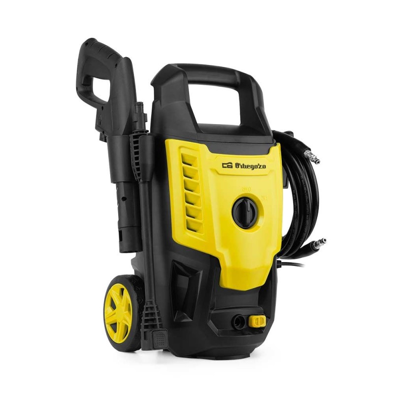 Orbegozo HDL 1400 Limpiadora de alta presión o Hidrolimpiadora Vertical Eléctrico 330 l h Negro, Amarillo