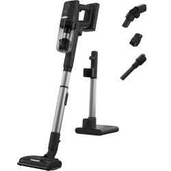 AEG ULTIMATE 8000 Aspiradora escoba Batería Secar HEPA Sin bolsa 0,4 L Gris, Acero inoxidable 2,5 Ah
