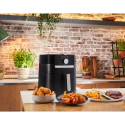 Moulinex EZ501810 freidora Sencillo 4,6 L Independiente Freidora de aire caliente Negro