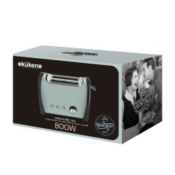 Küken 33957 tostadora 2 rebanada(s) 800 W Verde