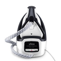 Ufesa 80205667 estación plancha al vapor 2400 W 1,3 L Suela de cerámica Azul, Blanco