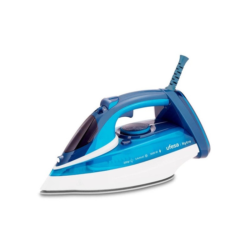 Ufesa PV3300 Nytro Plancha vapor-seco 3000 W Azul