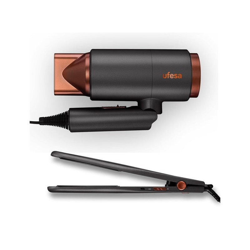 Ufesa 60305630 Utensilio de peinado Kit de peluquería Caliente Negro 900 W