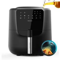 Cecotec 03300 freidora Sencillo 5,5 L Independiente 1550 W Freidora baja en grasa Negro