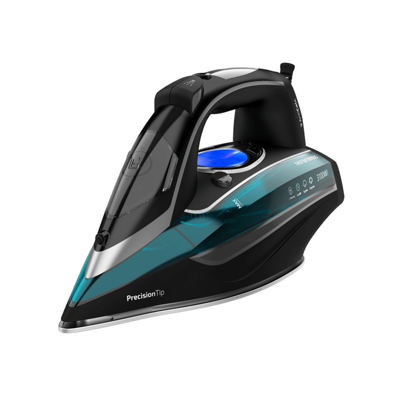 Cecotec Fast&Furious 6060 Ultra Plancha a vapor Suela anodizada ultradeslizante Turbo Anodized Pro 3100 W Negro, Plata, Turquesa