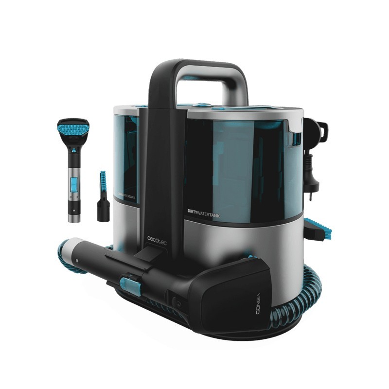 Cecotec Conga 4000 Carpet&Spot Clean XL máquina de limpieza de alfombras De mano Seca y húmeda Gris