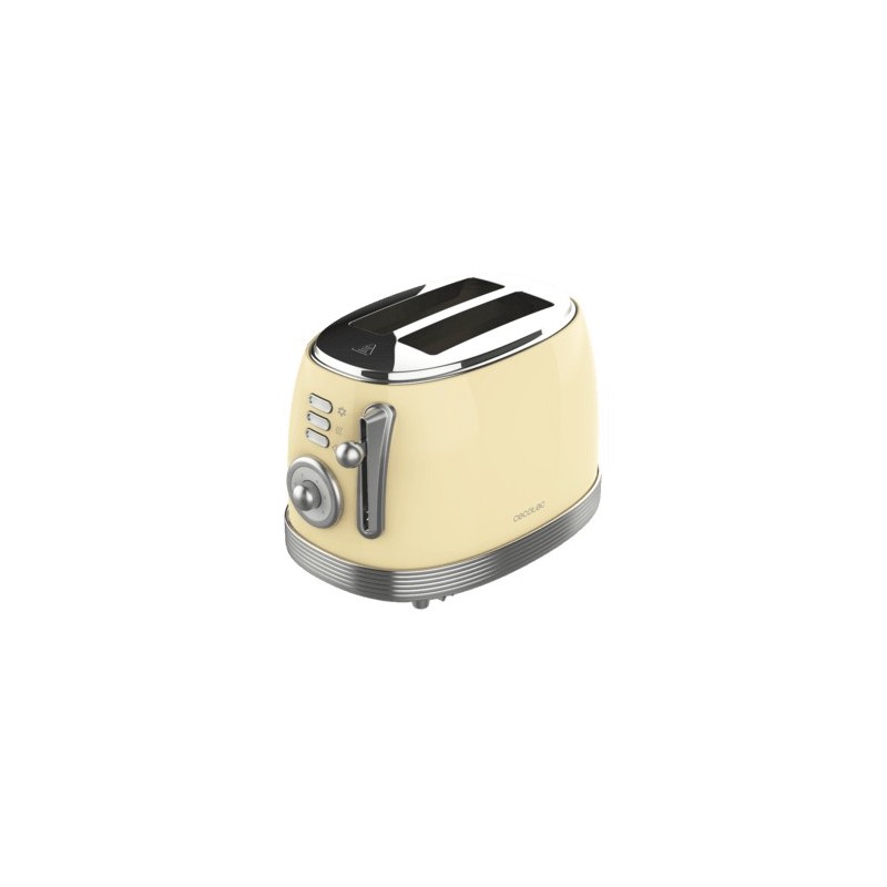 Cecotec Vintage 800 6 2 rebanada(s) 850 W Amarillo