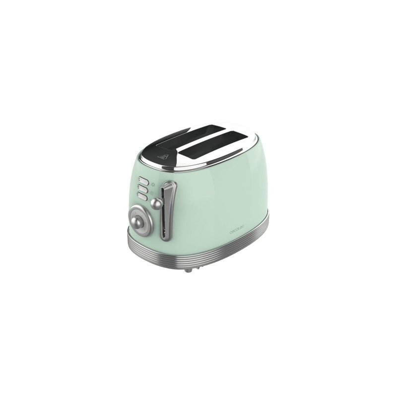 Cecotec Vintage 800 6 2 rebanada(s) 850 W Verde