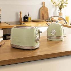 Cecotec Vintage 800 6 2 rebanada(s) 850 W Verde