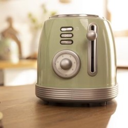 Cecotec Vintage 800 6 2 rebanada(s) 850 W Verde