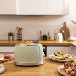 Cecotec Vintage 800 6 2 rebanada(s) 850 W Verde