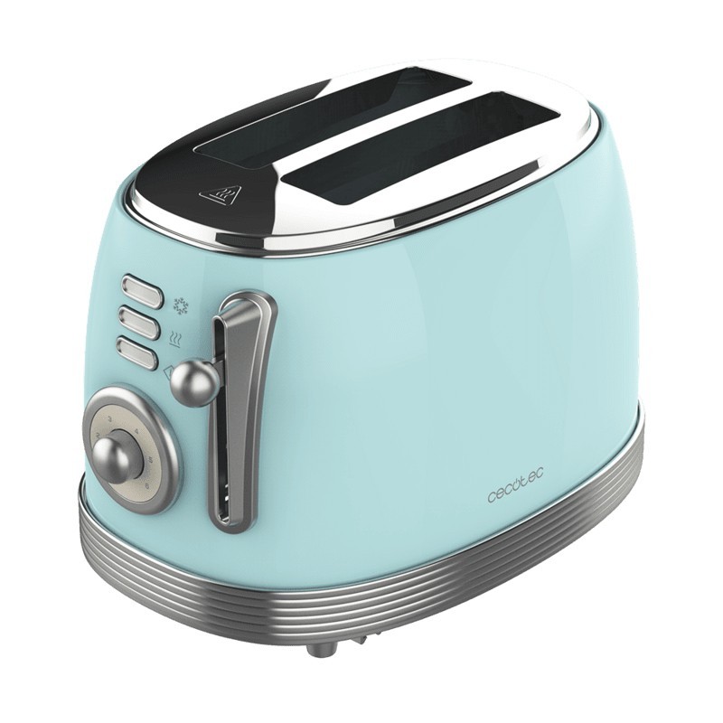 Cecotec Vintage 800 6 2 rebanada(s) 850 W Azul