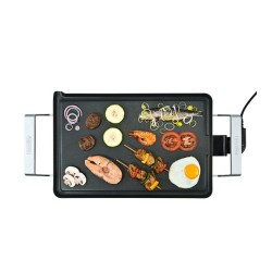 Bourgini Classic Multi Plate Deluxe Independiente 2400 W Negro, Plata