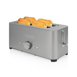 Princess 01.142336.01.650 tostadora 7 2 rebanada(s) 1400 W Plata