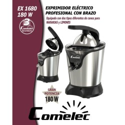 Comelec EX1680 prensa de cítricos eléctricos 180 W Acero inoxidable