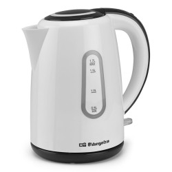 Orbegozo KT 6004 tetera eléctrica 1,7 L 2200 W Negro, Blanco