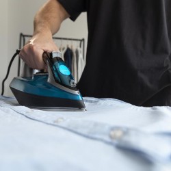 Cecotec Fast&Furious 5060 Ultra Plancha a vapor Suela de cerámica 3200 W Negro, Plata, Turquesa
