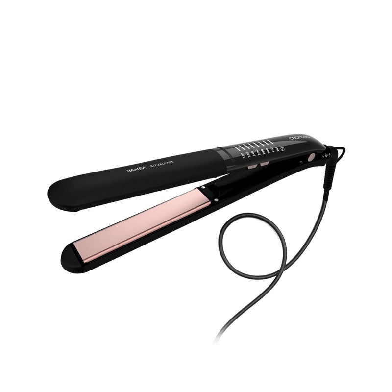 Cecotec 03405 Utensilio de peinado Cepillo alisador Caliente Negro, Rosa 3 m