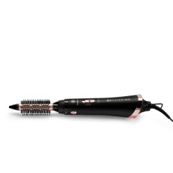 Bellissima 11886 Utensilio de peinado Cepillo de aire caliente Caliente Negro, Rosa 800 W 1,8 m