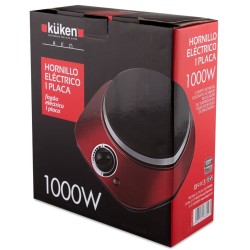 Küken Hornillo Eléctrico Rojo 1000w