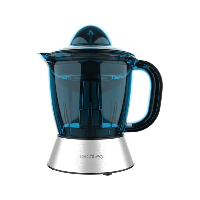 Cecotec 03351 exprimidor Exprimidor lenta 40 W Negro, Azul, Acero inoxidable