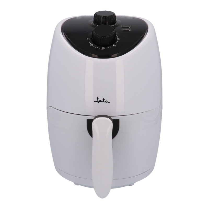JATA JEFR1223 freidora Sencillo 2 L Independiente 1000 W Freidora de aire caliente Negro, Blanco