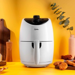 JATA JEFR1223 freidora Sencillo 2 L Independiente 1000 W Freidora de aire caliente Negro, Blanco