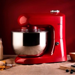 JATA JEMA1502 batidora Batidora de varillas 1200 W Rojo, Acero inoxidable
