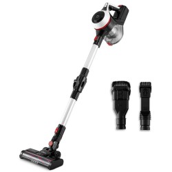 Ufesa Inspire U3 Digital Aspiradora escoba 2 en 1 Corriente alterna Secar Sin bolsa 0,8 L 130 W Negro, Rojo, Blanco 2 Ah