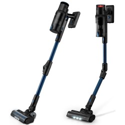 Ufesa Inspire U7 Digital PRO Aspiradora escoba 2 en 1 Batería Secar Sin bolsa 0,6 L 500 W Negro, Azul 2 Ah