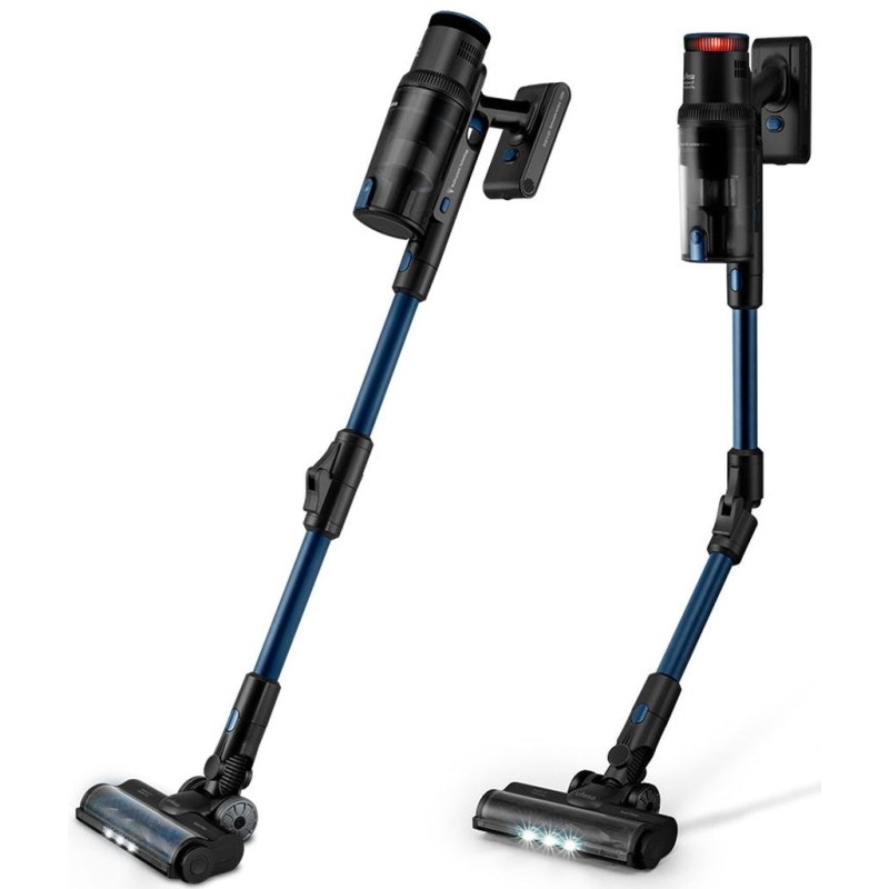 Ufesa Inspire U7 Digital PRO Aspiradora escoba 2 en 1 Batería Secar Sin bolsa 0,6 L 500 W Negro, Azul 2 Ah
