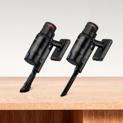 Ufesa Inspire U7 Digital PRO Aspiradora escoba 2 en 1 Batería Secar Sin bolsa 0,6 L 500 W Negro, Azul 2 Ah