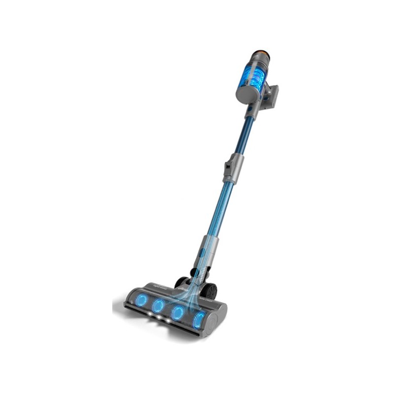 Ufesa U7 Digital Animal Aspiradora escoba 2 en 1 Batería Secar Sin bolsa 0,6 L 500 W Azul, Gris 2 Ah