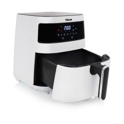 Tristar FR-9069PR freidora Sencillo 5,5 L Independiente 1600 W Freidora de aire caliente Negro, Blanco