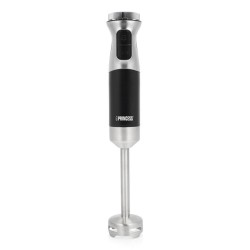 Princess 221222 0,7 L Batidora de inmersión 1000 W Negro, Acero inoxidable, Transparente