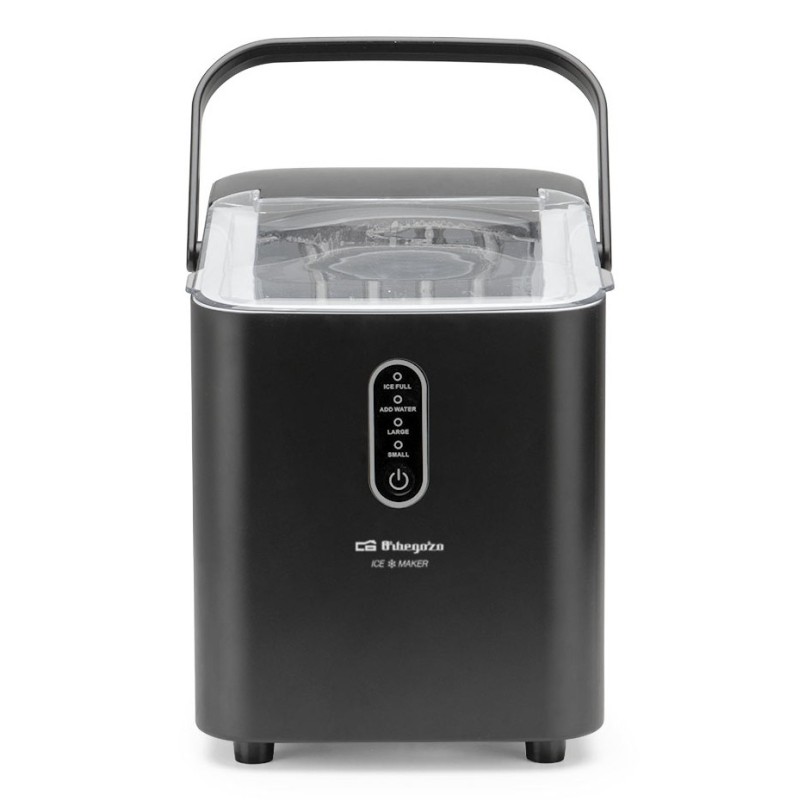 Orbegozo MHH 1200 máquina de cubo de hielo Máquina para hacer cubitos de hielo portátil 12 kg 24h 120 W Negro