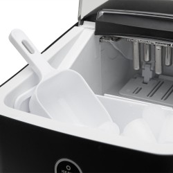 Orbegozo MHH 1200 máquina de cubo de hielo Máquina para hacer cubitos de hielo portátil 12 kg 24h 120 W Negro