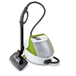 Polti Vaporetto Pro 8X Eco Plus Limpiador a vapor de cilindro 1900 W Negro, Verde, Blanco