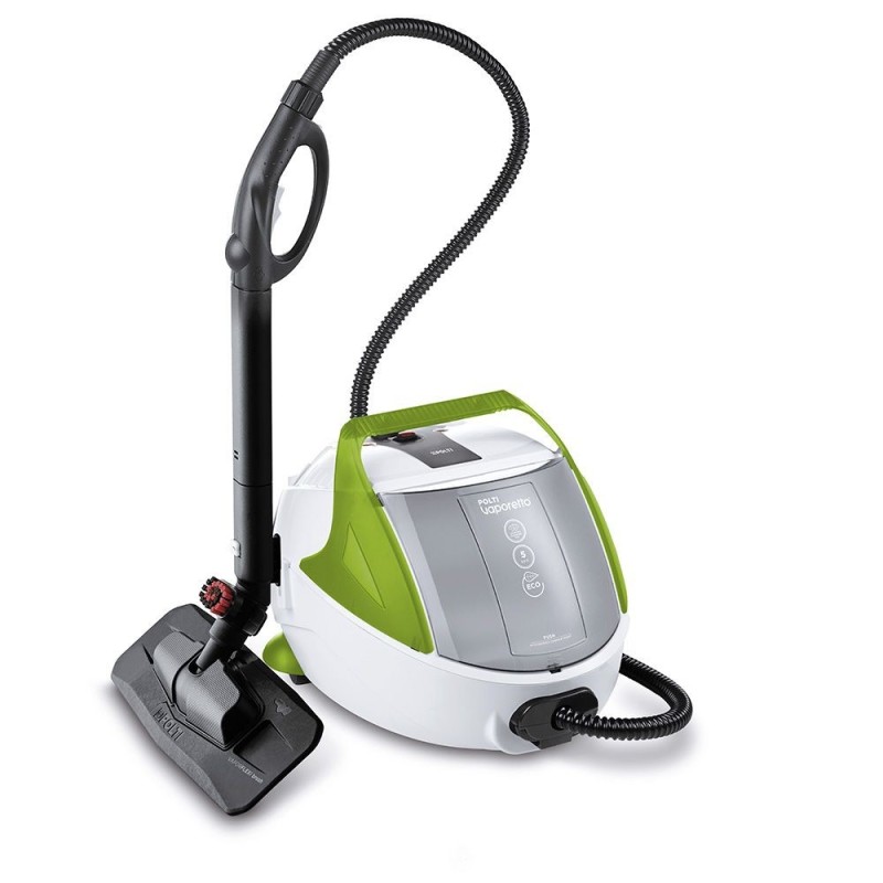 Polti Vaporetto Pro 8X Eco Plus Limpiador a vapor de cilindro 1900 W Negro, Verde, Blanco