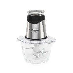 Orbegozo MC 4650 picadora eléctrica de alimentos 1,2 L 500 W Negro, Plata