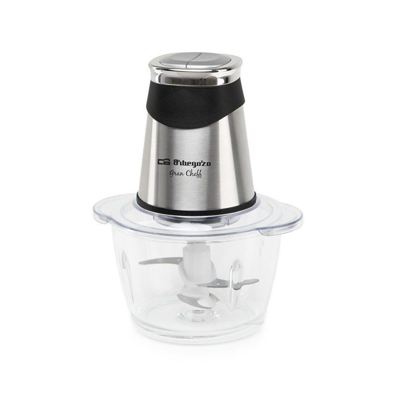 Orbegozo MC 4650 picadora eléctrica de alimentos 1,2 L 500 W Negro, Plata
