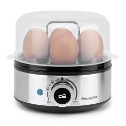 Orbegozo CU 5200 cuecehuevos 7 huevos 400 W Negro, Acero inoxidable