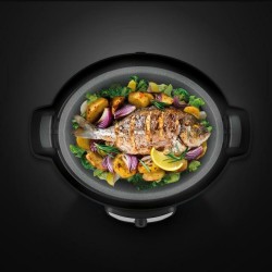Cecotec Olla GM H Ovall 8 L 1000 W Negro, Acero inoxidable