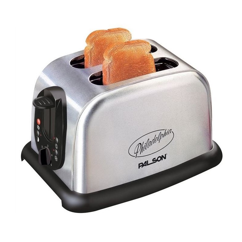 Palson 30410 tostadora 2 rebanada(s) Negro, Acero inoxidable