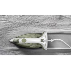 Tefal Easygliss Eco FV5781 Plancha vapor-seco Suela de Durilium Airglide 2800 W Blanco, Verde