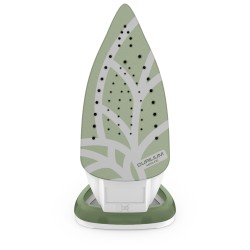 Tefal Easygliss Eco FV5781 Plancha vapor-seco Suela de Durilium Airglide 2800 W Blanco, Verde