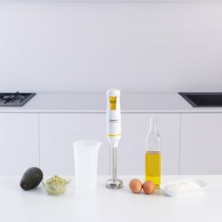 Taurus Robot 750 Easy inox 0,5 L Batidora de inmersión 750 W Blanco, Amarillo