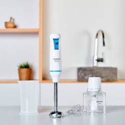 Taurus Robot 750 easy plus Batidora de inmersión 750 W Azul, Blanco