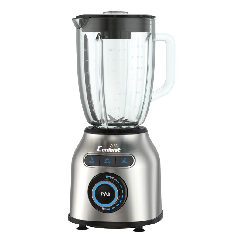 Comelec BL7158 licuadora 1,75 L Batidora de vaso 1600 W Negro, Plata
